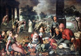 Marché avec Christ et la femme prise en adultère