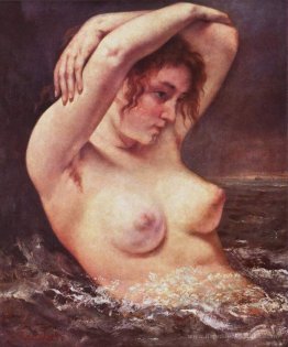 La femme dans les vagues (le baume)