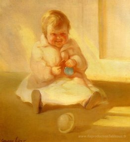 Enfant avec un jouet
