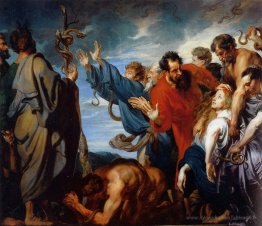 Mozes et le serpent en laiton