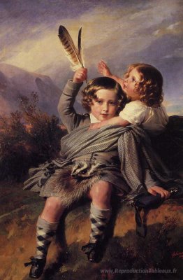 Le prince Alfred et la princesse Helena