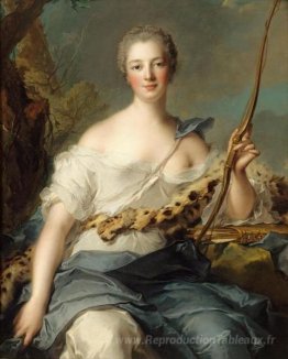 Jeanne-Antoinette Poisson, Marquise de Pompadour comme Diana