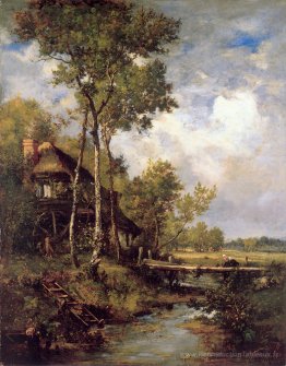 Le vieux moulin à vent près de Barbizon