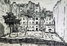 Rasse-frise sur l'île Vasilievsky