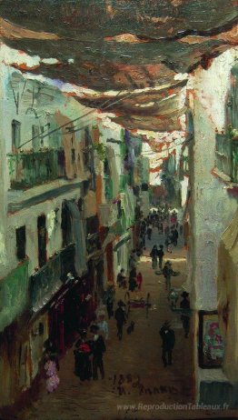 Rue des serpents à Séville