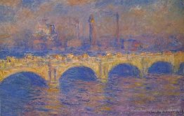 Bridge Waterloo, effet de lumière du soleil