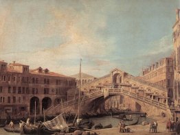 Grand canal. Le pont Rialto du sud.
