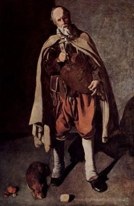 Le joueur de gourmage hurny avec un chien