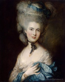 Une femme en bleu (portrait de la duchesse de Beaufort)
