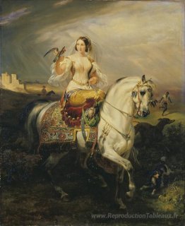 Une dame algérienne colport