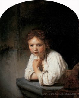 Fille dans la fenêtre