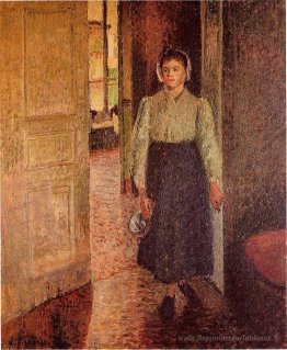 Une jeune femme de chambre
