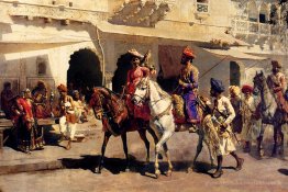 Parter pour la chasse à Gwalior