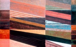 Peinture futuriste avec 15 boîtes (grandes et petites)