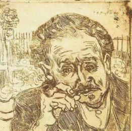 Portrait de Doctor Gachet (un homme avec une pipe)
