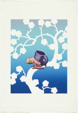 Tasse de grenouille d'arbre japonaise