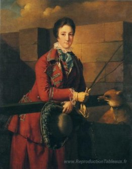 Mme Wilmot en robe de conduite