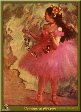 Danseuse en robe rose