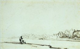 Vue de la rivière Amstel à Amsterdam
