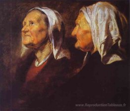Chef d'une vieille femme