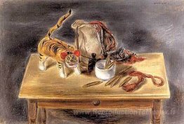 Tiger jouet japonais et objets étranges