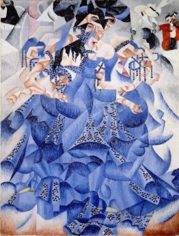 Ballerine en bleu