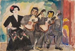 Deux guitaristes et chanteur