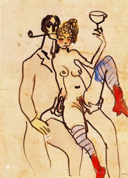 Angel Fernandez de Soto avec une femme
