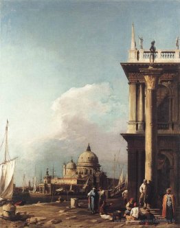 Venise, la Piazzetta à la recherche du sud-ouest en direction de