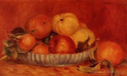 Nature morte avec des pommes et des oranges