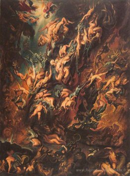 La chute du damné (copie après Rubens)
