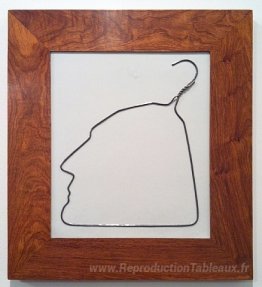 Homme suspendu en porcelaine