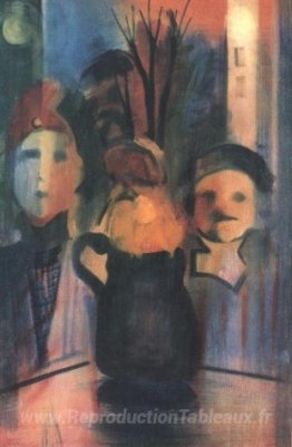 Homme et femme dans la fenêtre