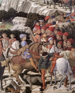 Procession du Magus Caspar (détail)