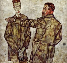 Double portrait (inspecteur en chef Heinrich Benesch et son fils