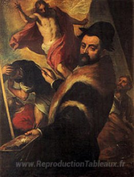 Autoportrait d'Agostino Carracci