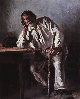 Vieil homme avec une pipe
