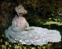 Une femme lisant