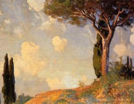 Une étude de paysage à San Vigilio, lac de Garda