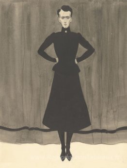 Femme en pié