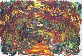 Chemin sous les treillis de roses, Giverny