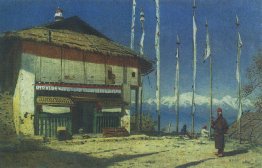 Temple bouddhiste à Darjeeling. Sikkim