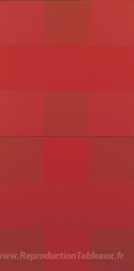 Peinture abstraite: rouge