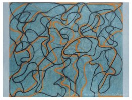 Lettre sur les rochers # 3, Blue Ground