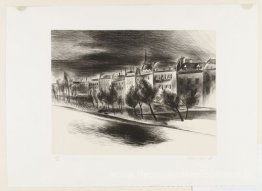 Paysage, Paris - (sur la Seine)