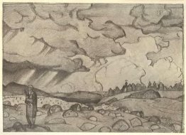 Procopius le juste supprime un nuage de pierre du grand ustyug