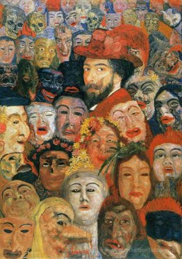 Autoportrait avec masques