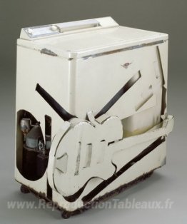 Twin-tub avec de la guitare