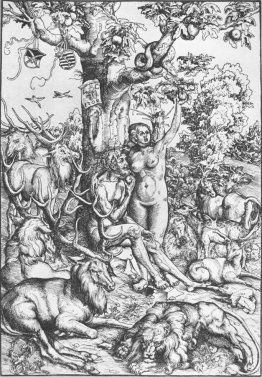 Adam et Eve au paradis