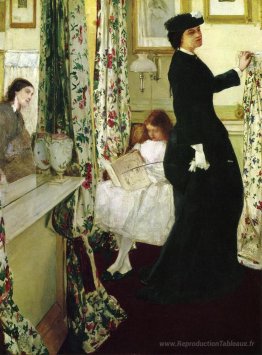 Harmonie en vert et rose: la salle de musique